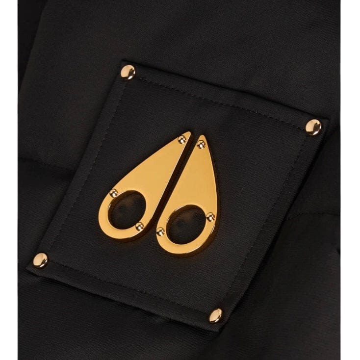 Moose Knuckles Cloud Bomber Sh Gold Black Jacket (Black/Gold) M34MJ005GS - Image 6