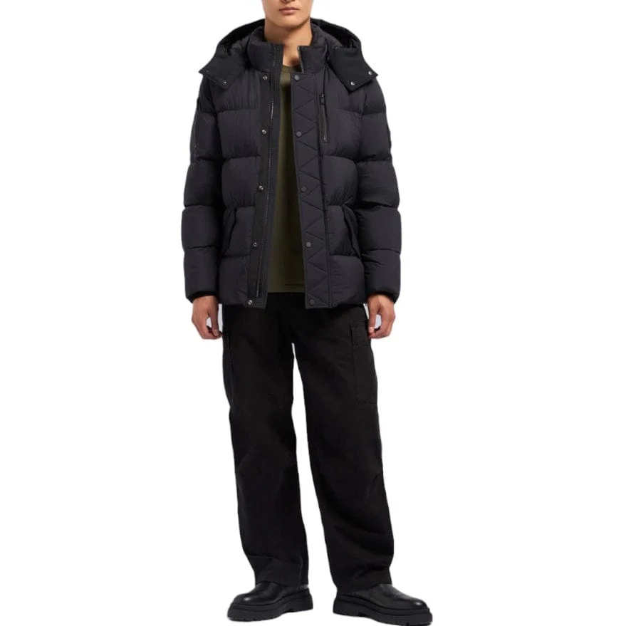 Moose Knuckles Everest 3Q Puffer Jacket (Black) M34MJ196 - Image 4