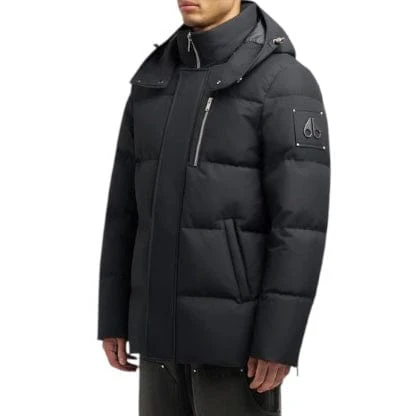 Moose Knuckles Cloud 3Q Shearling Jacket (Black/Black) M35MJ178S - Image 5