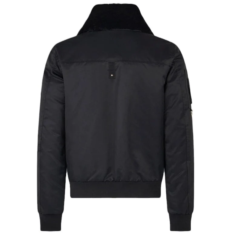 Moose Knuckles Gold Series Courville Bunny Bomber Jacket (Black) - Image 5