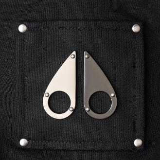 Moose Knuckles Hartsfield Zip Up Hoodie (Black) M35MS609-292 - Image 4