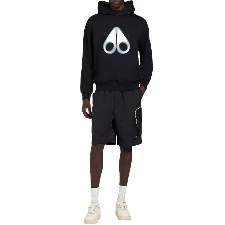 Moose Knuckles Maurice Popover Hoodie (Black) M15MS653 - Image 3