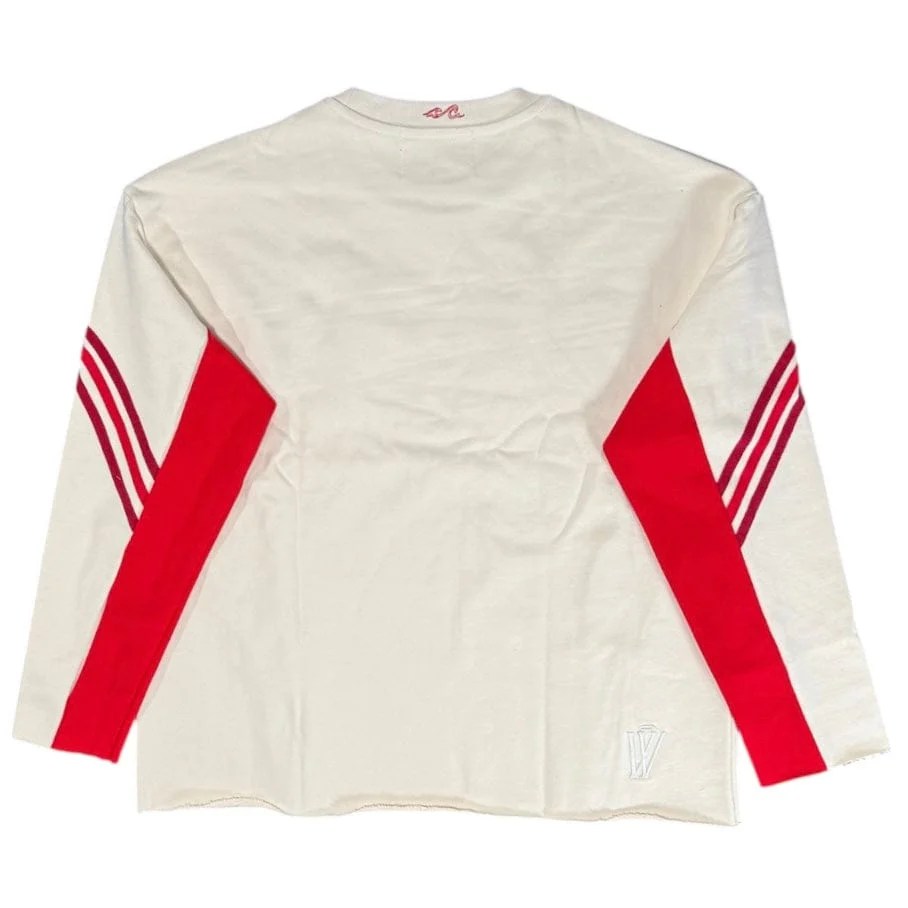 Mr. Wave Crew District Crewneck (Cream/Red) WDS-2C008R - Image 2