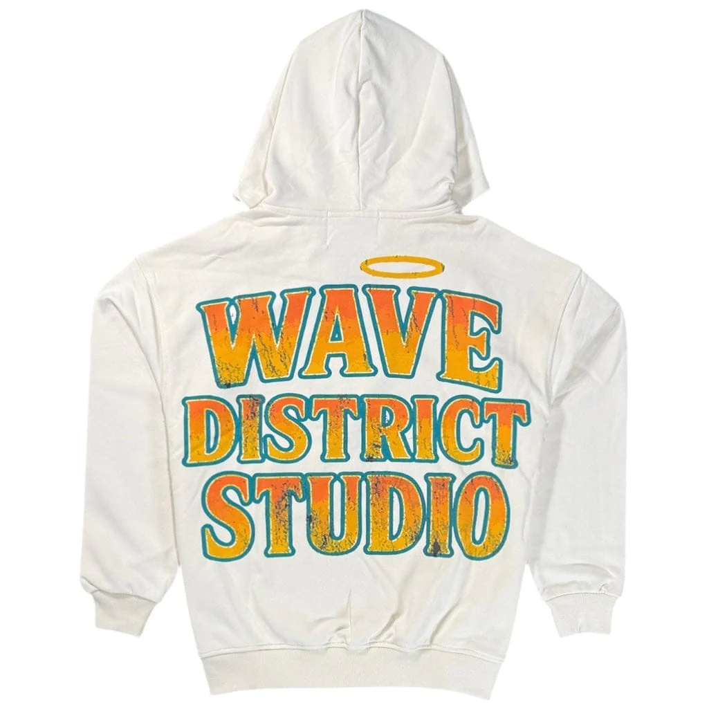 Mr. Wave Crusin Hoodie (Cream) WDS-9H0081B - Image 2