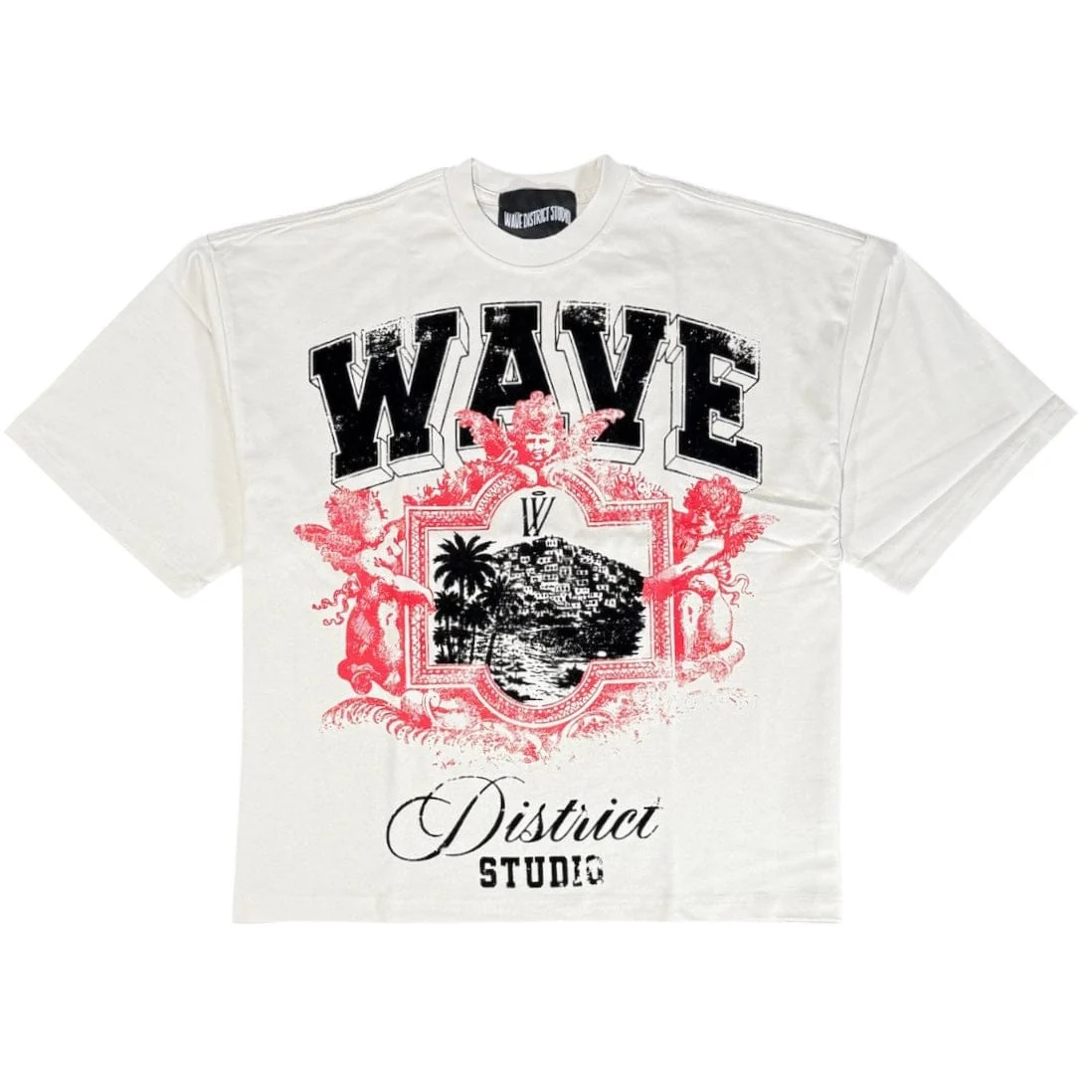 Mr. Wave Picasso Oversized Tee (Grey) WDS-2T009Z