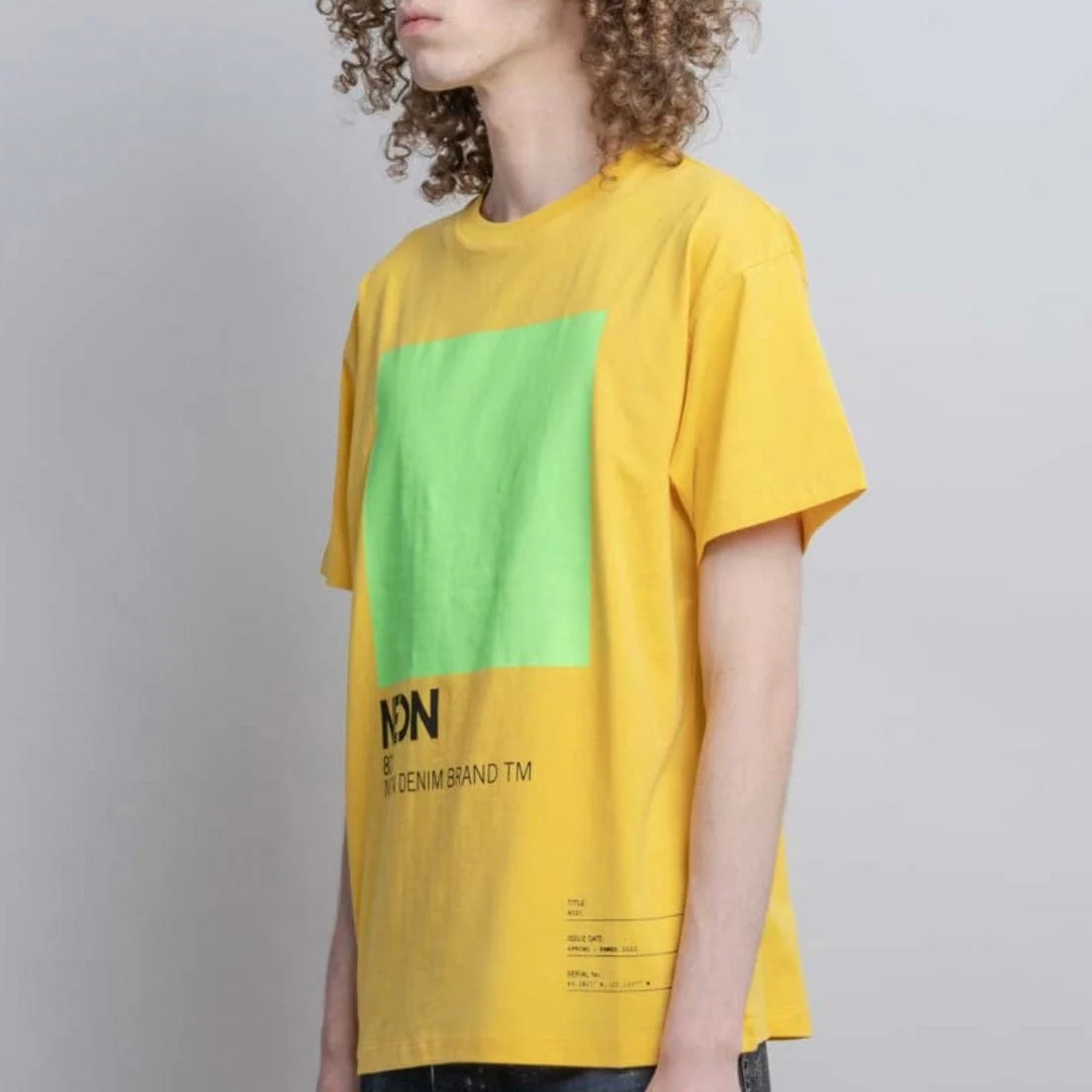 Neon Denim 802C T Shirt (Yellow) STT-018 - Image 2