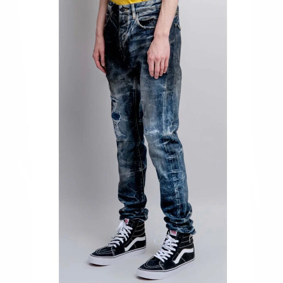 Neon Denim Sid Jean (Dirty Overdye Dark Indigo) SID-028 - Image 2