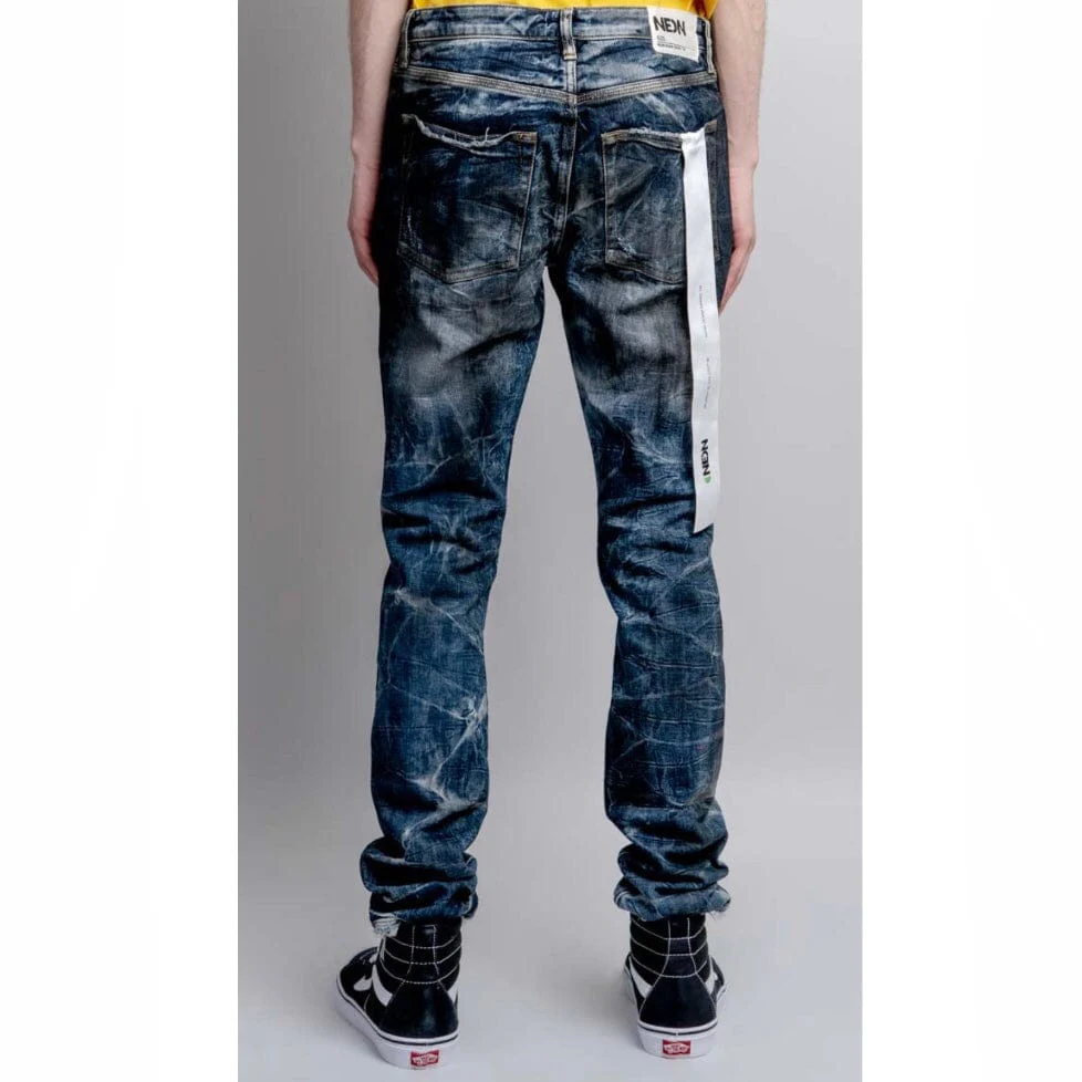 Neon Denim Sid Jean (Dirty Overdye Dark Indigo) SID-028 - Image 3