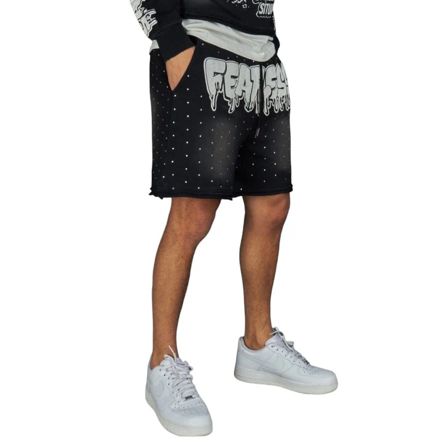 NME Giles Shorts (Black) GILES534 - Image 3