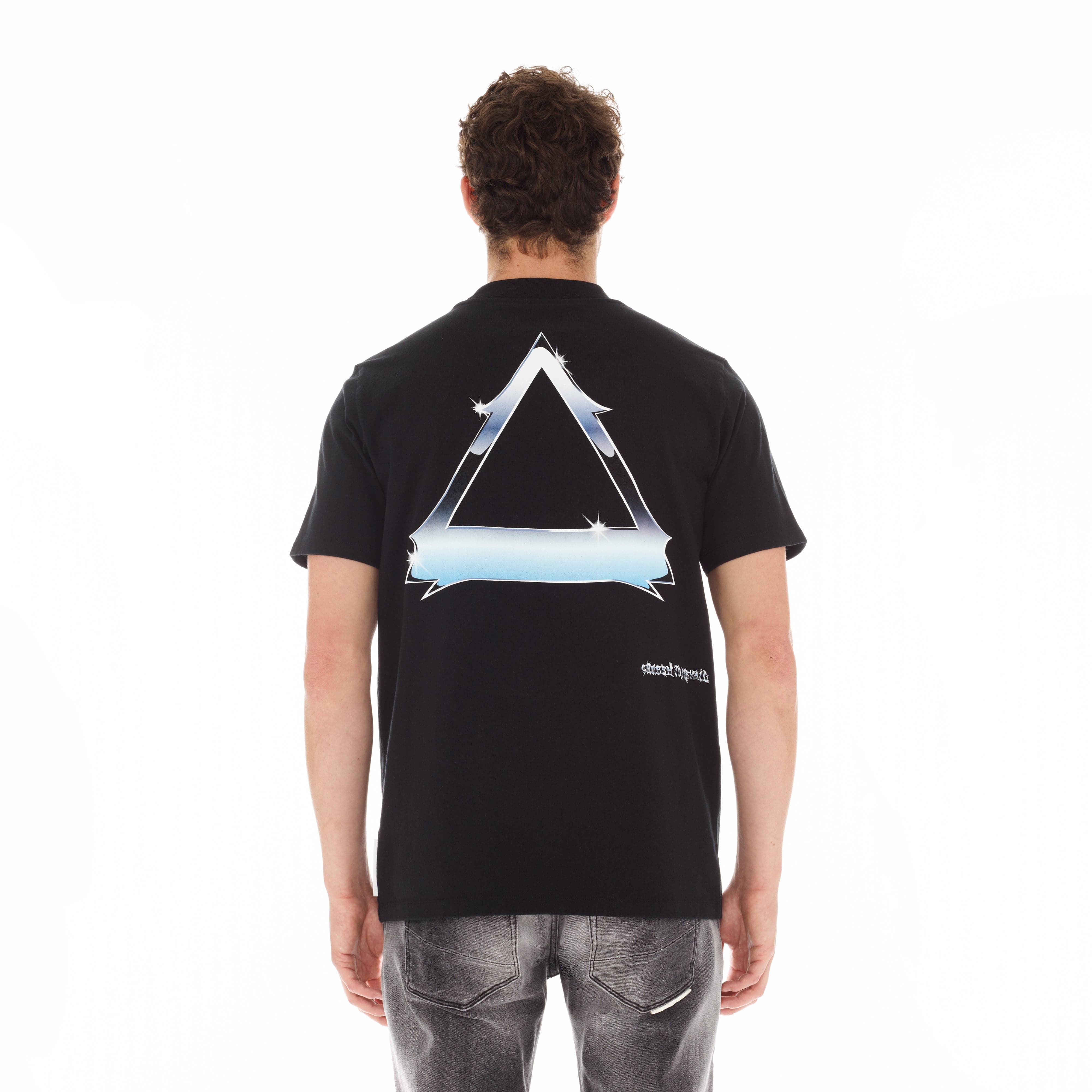 NOVELTY TEE "CHROME" IN BLACK - Image 4