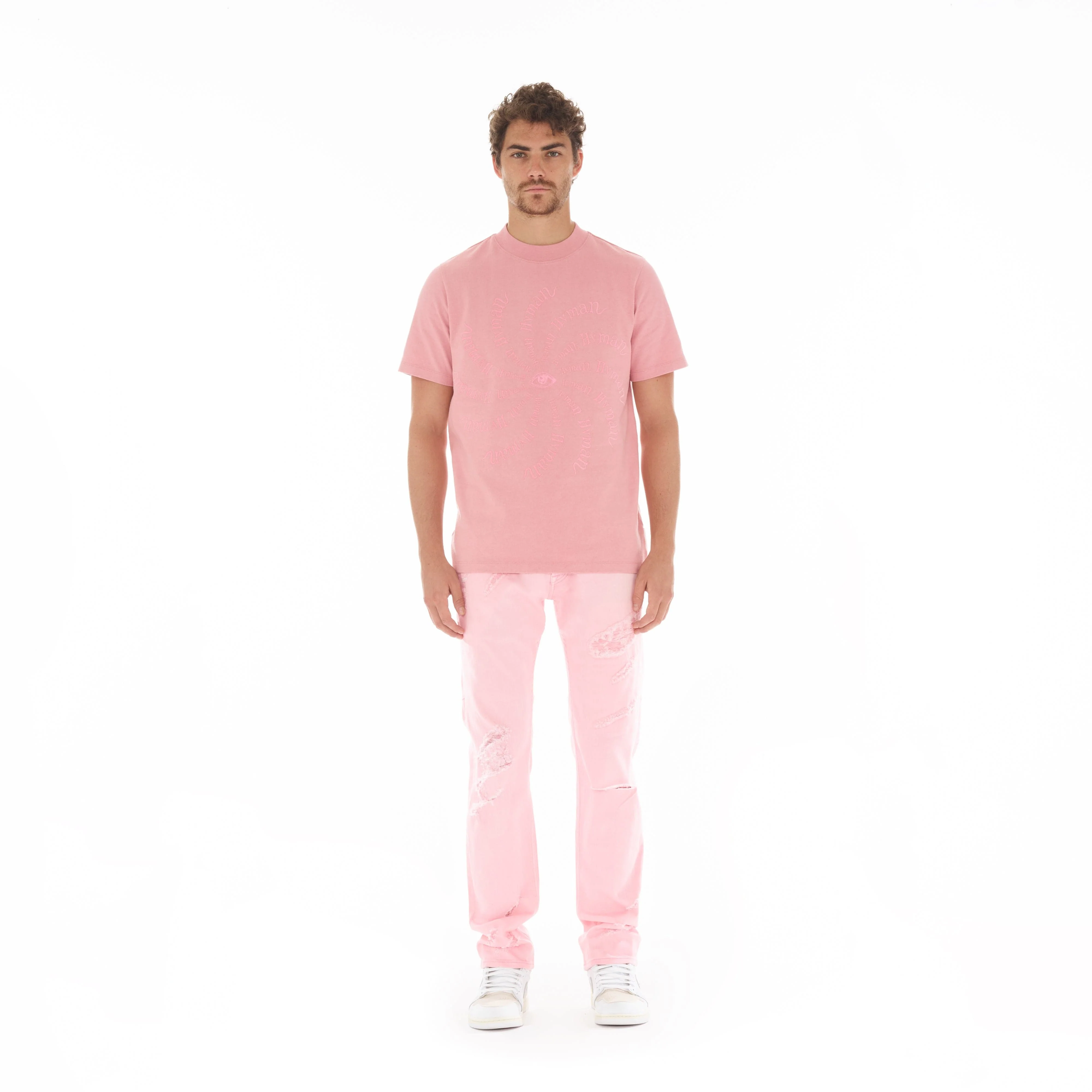 NOVELTY TEE "EYE" IN CORAL - Image 2