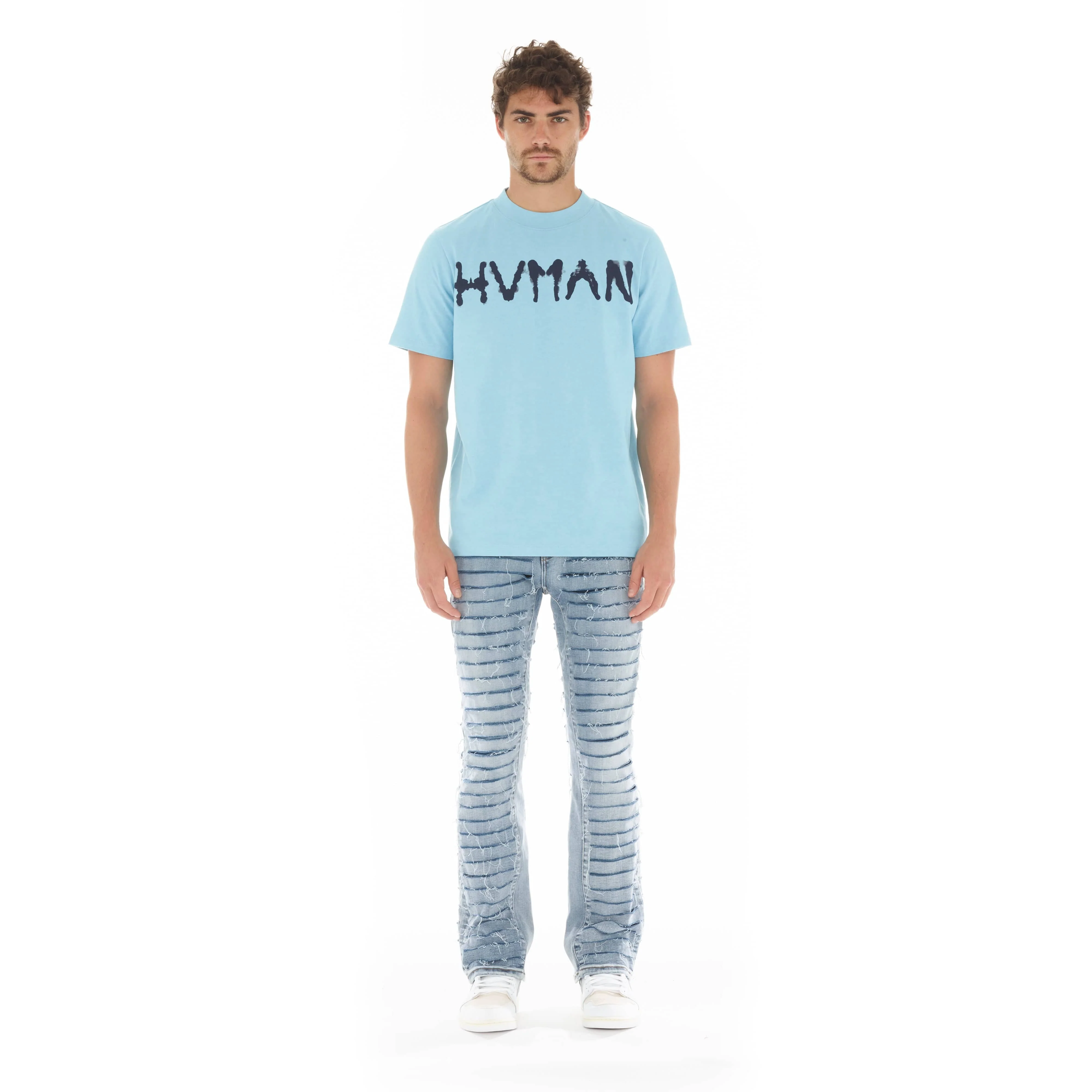 NOVELTY TEE "INKBLOT" IN SKY - Image 3
