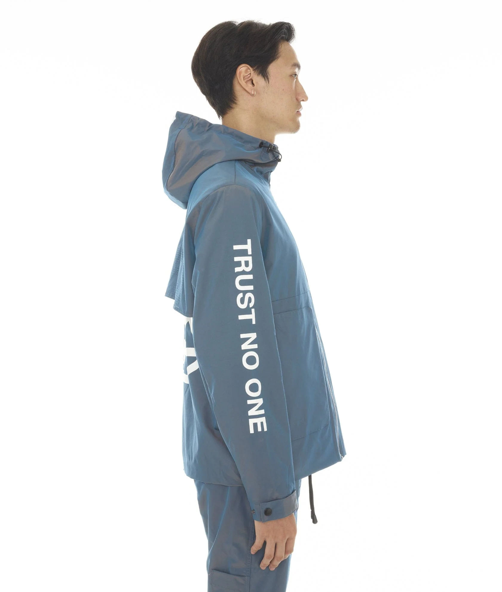 NYLON JACKET IN SEAFOAM - Image 4