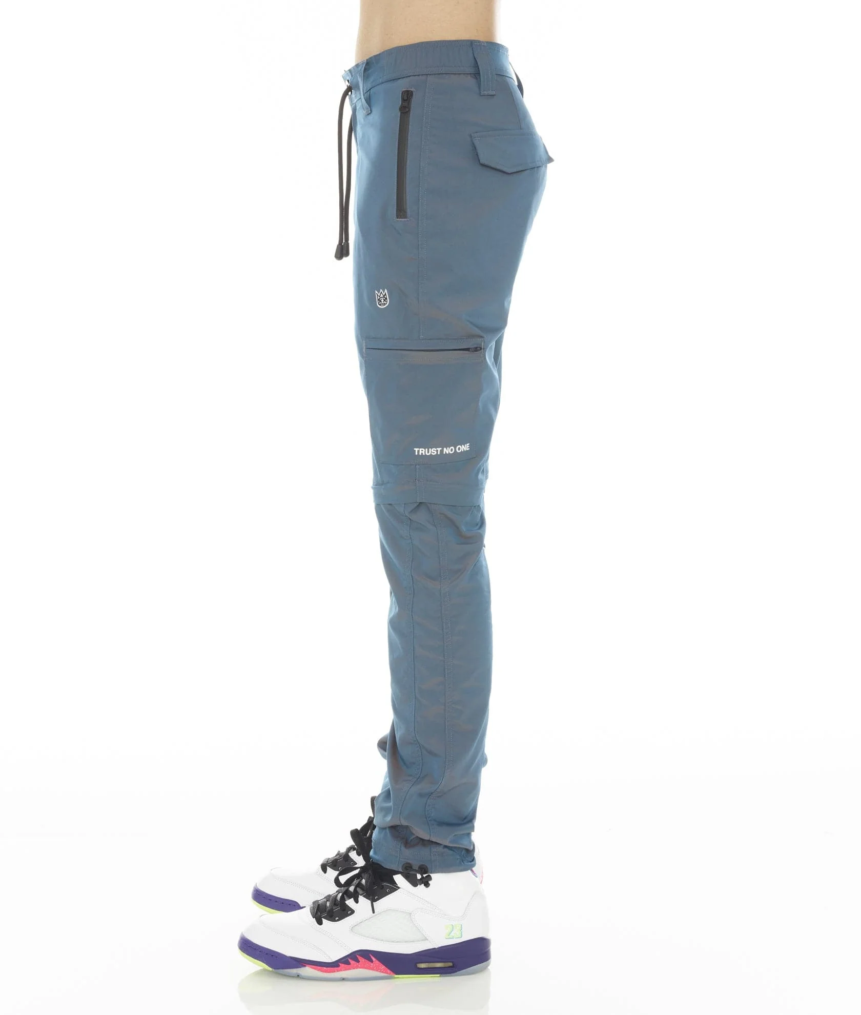 NYLON PANT IN SEAFOAM - Image 4