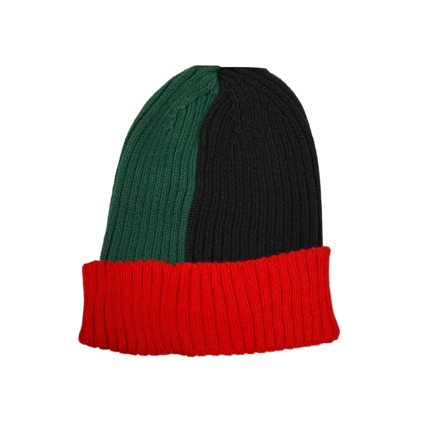One In A Million Beanie Hat (Red/Black/Green) B60 - Image 2