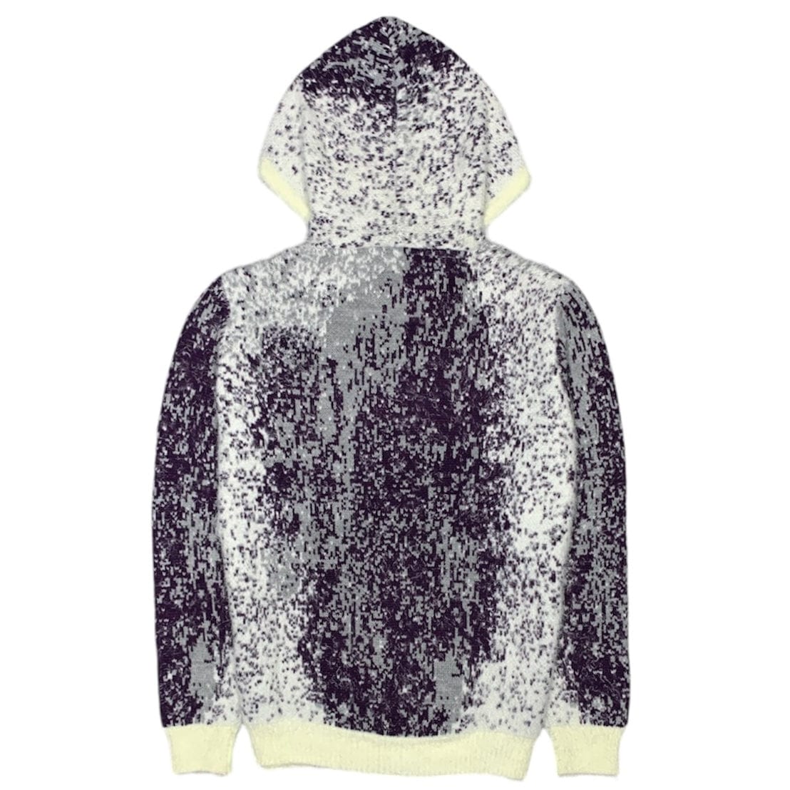 One In A Million Jumpsuit Mohair Pullover Sweater Hoodie (Purple) KG-630 - Image 2
