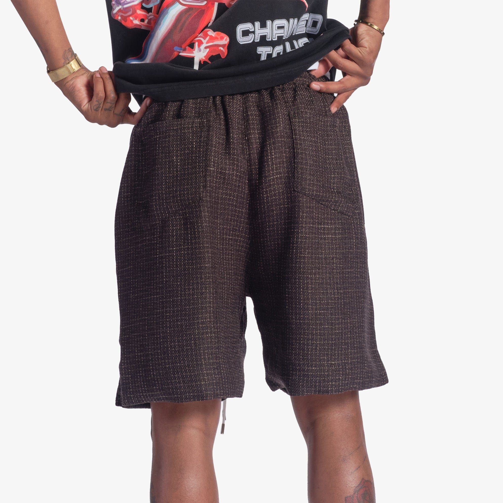 "Open Mind" Shorts (black) - Image 2