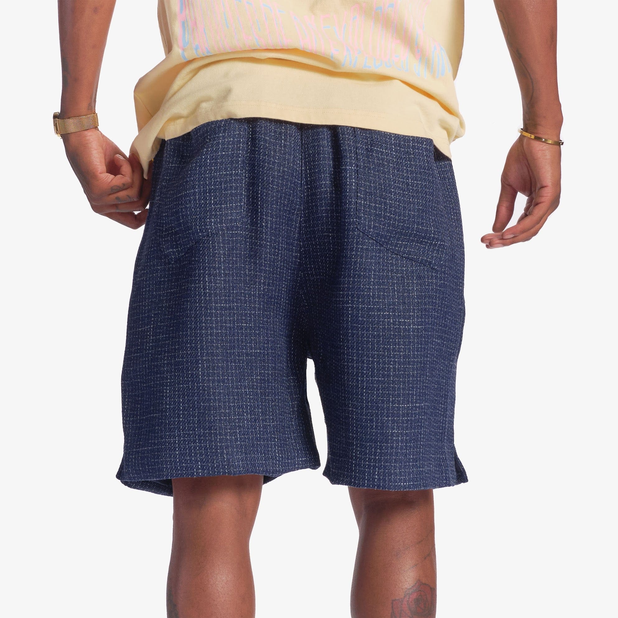 "Open Mind" Shorts (navy blue) - Image 2