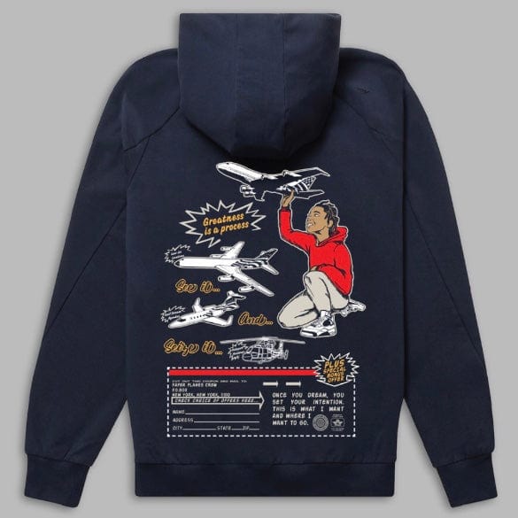 Paper Planes A Plane Story Hoodie (Sapphire) 300077 - Image 2