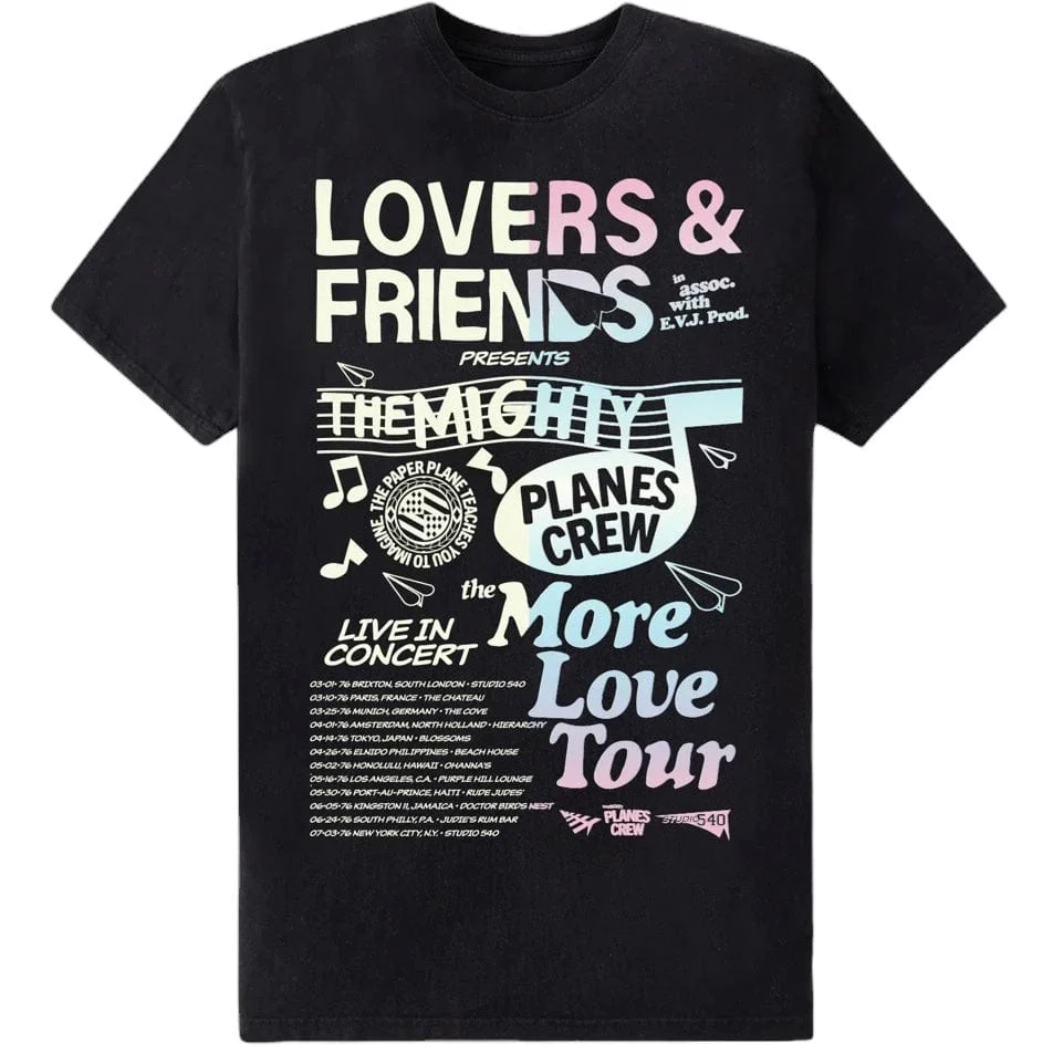 Paper Planes More Love Tee (Black) 200212 - Image 2