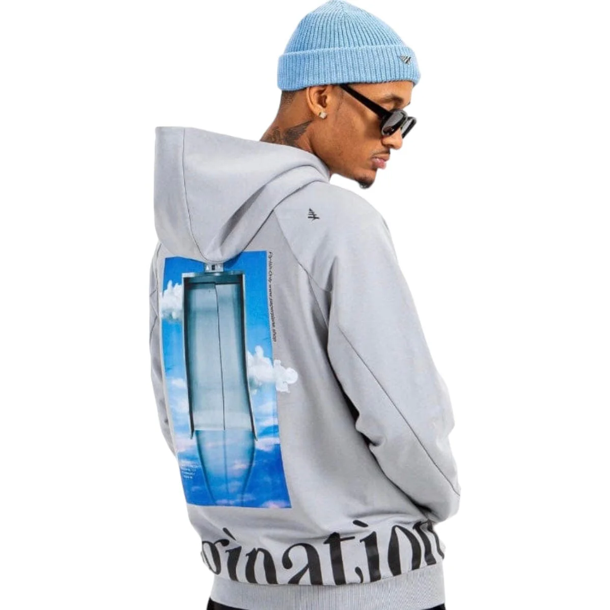 Paper Planes Wharfman Beanie (Ice Blue) 101057 - Image 4