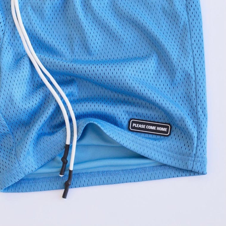 Please Come Home Premium Mesh Short (Carolina Blue) PCH-SUM23-0323 - Image 2