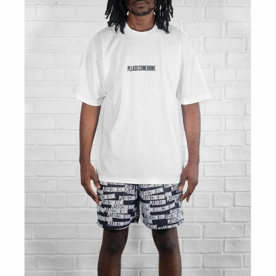 Please Come Home Scatter Logo Nylon Short (Black) PCH-SUM23-0305 - Image 4