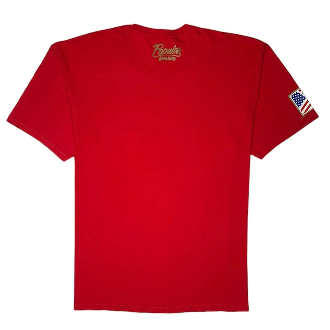 Popular Demand USA T-Shirt (Red) - MSSOLY007 - Image 2