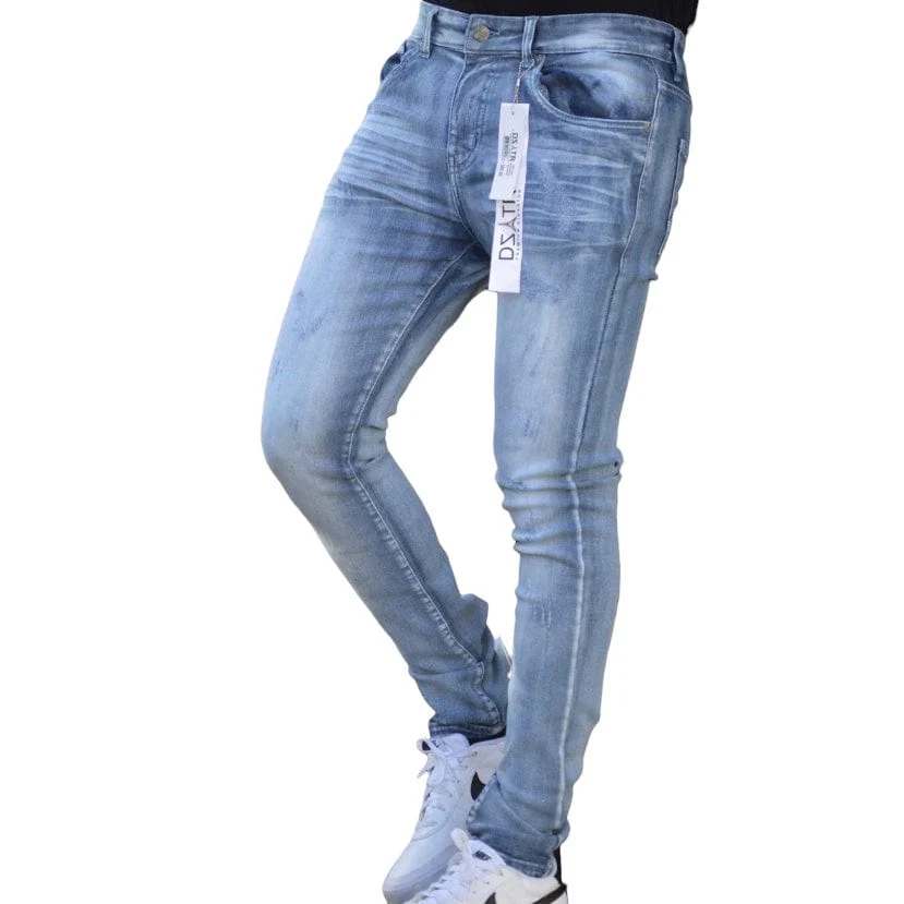 Premium Disaster Super Stretch Denim (Chalk Wash) DZTR-389 - Image 3