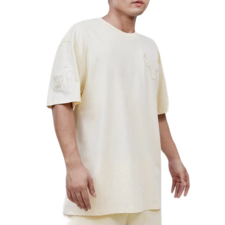 Pro Standard Chicago Bulls Neutral Drop Shoulder Tee (Eggshell) BCB157096 - Image 2