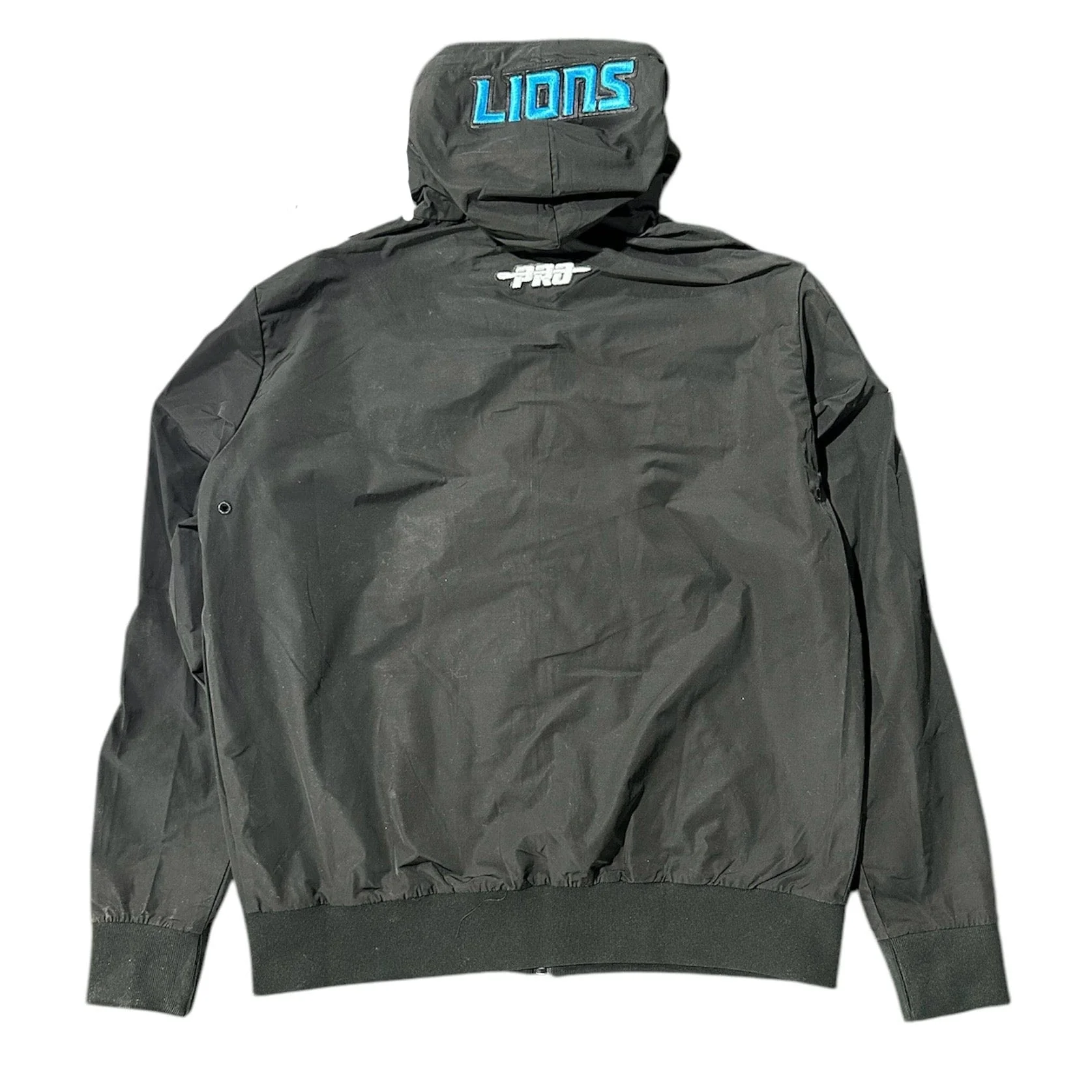 Pro Standard Detroit Lions Classic Wind Suit Po Zip Hoodie (Black) FDL5410693 - Image 2