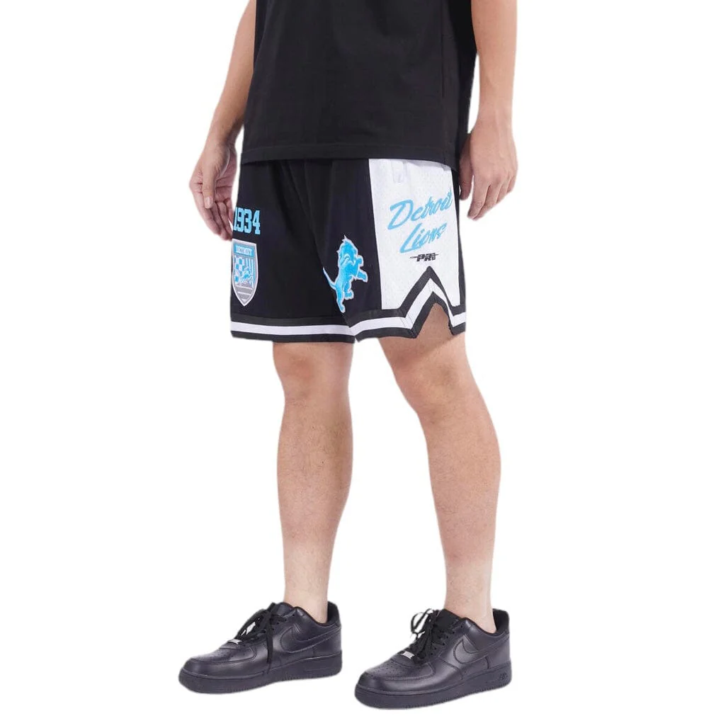 Pro Standard Detroit Lions Fast Lane Dk 2.0 Shorts (Black) - Image 3