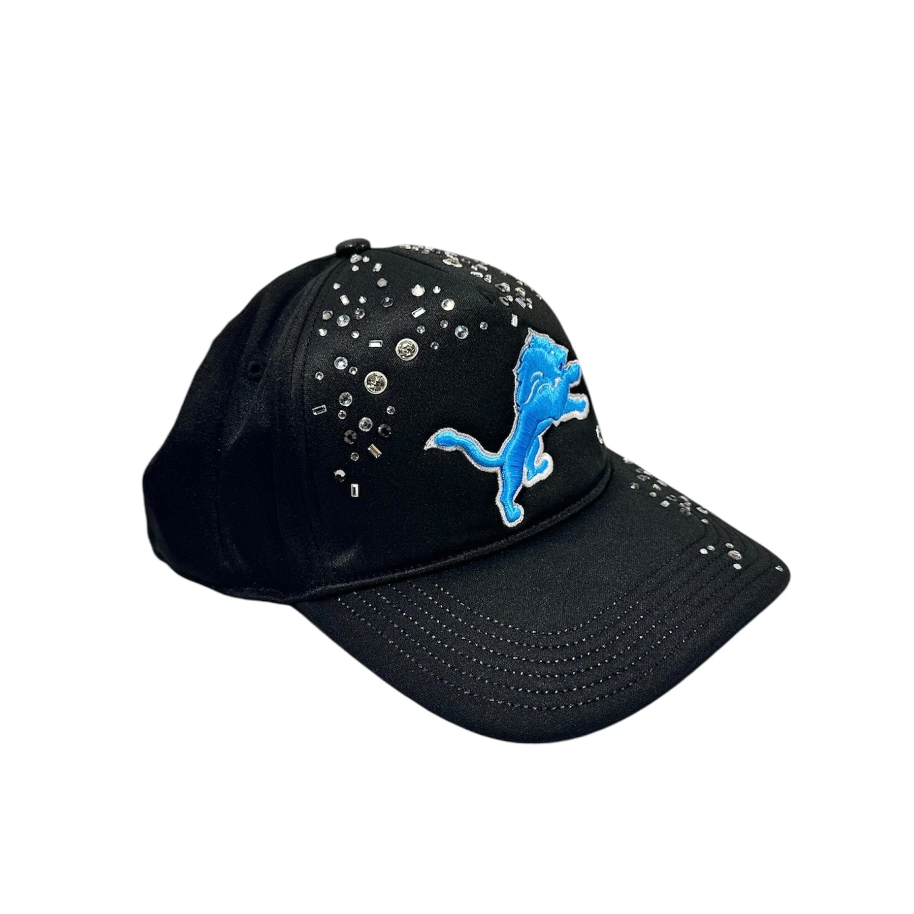 Pro Standard Detroit Lions Ice Foam Pro Pinch Snapback (Black) - Image 2