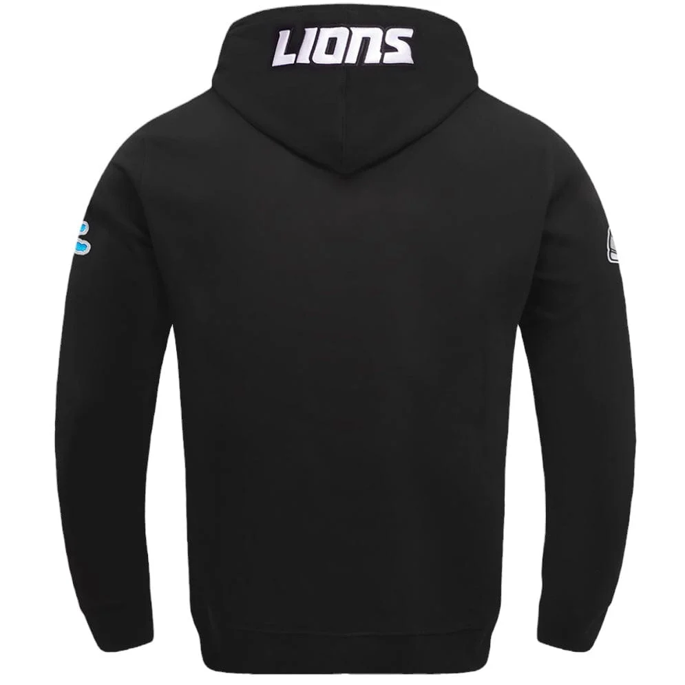 Pro Standard Detroit Lions Old English Flc PO Hoodie (Black) - Image 3