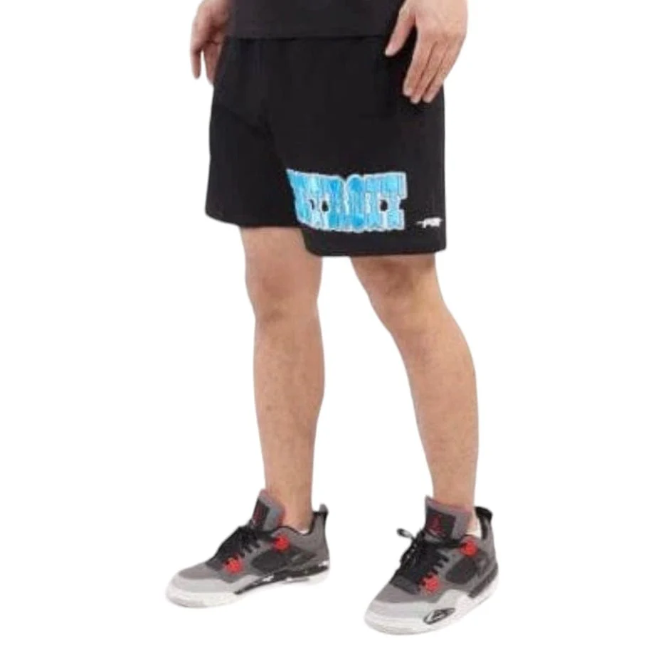 Pro Standard Detroit Lions Retro Classic Fleece Short (Black) FDL343451 - Image 3