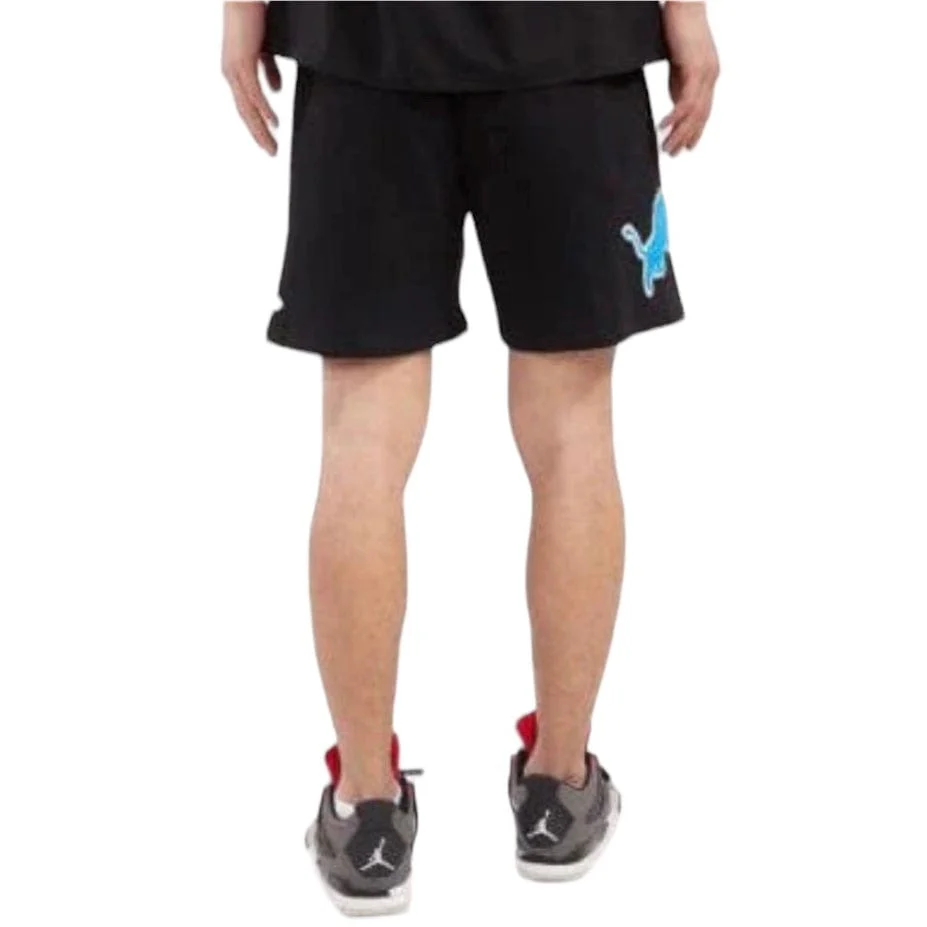 Pro Standard Detroit Lions Retro Classic Fleece Short (Black) FDL343451 - Image 4