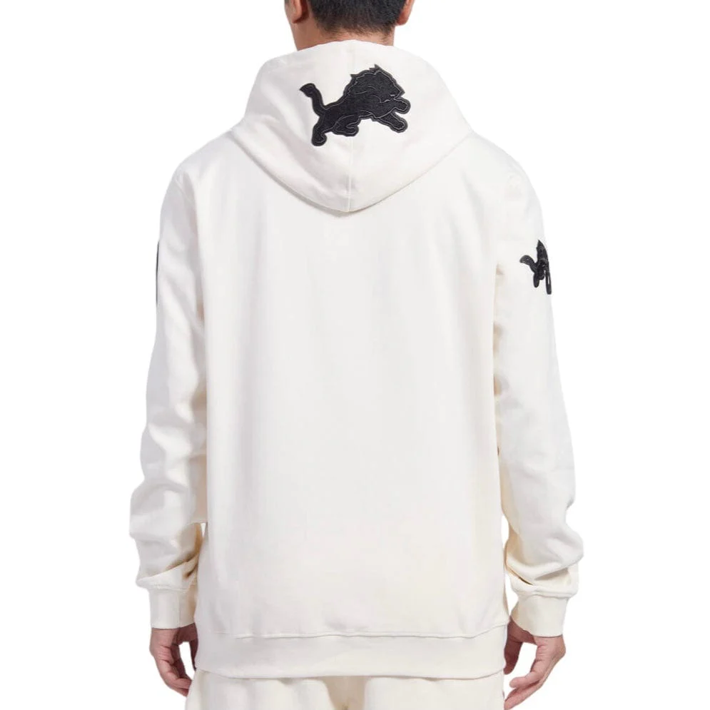 Pro Standard Detroit Lions Triple Tonal Dk Po Hoodie (Eggshell) - Image 4