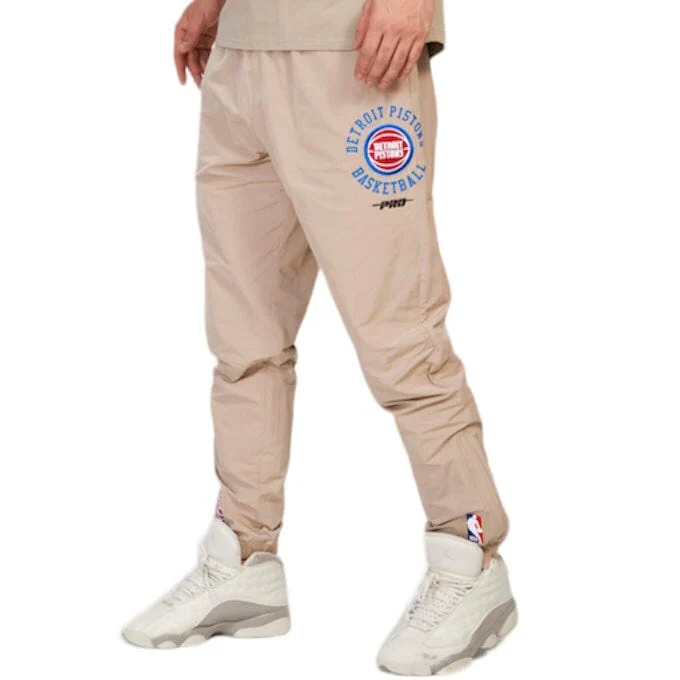 Pro Standard Detroit Pistons Hybrid Woven Pants (Khaki) BDP459863-KHK - Image 3