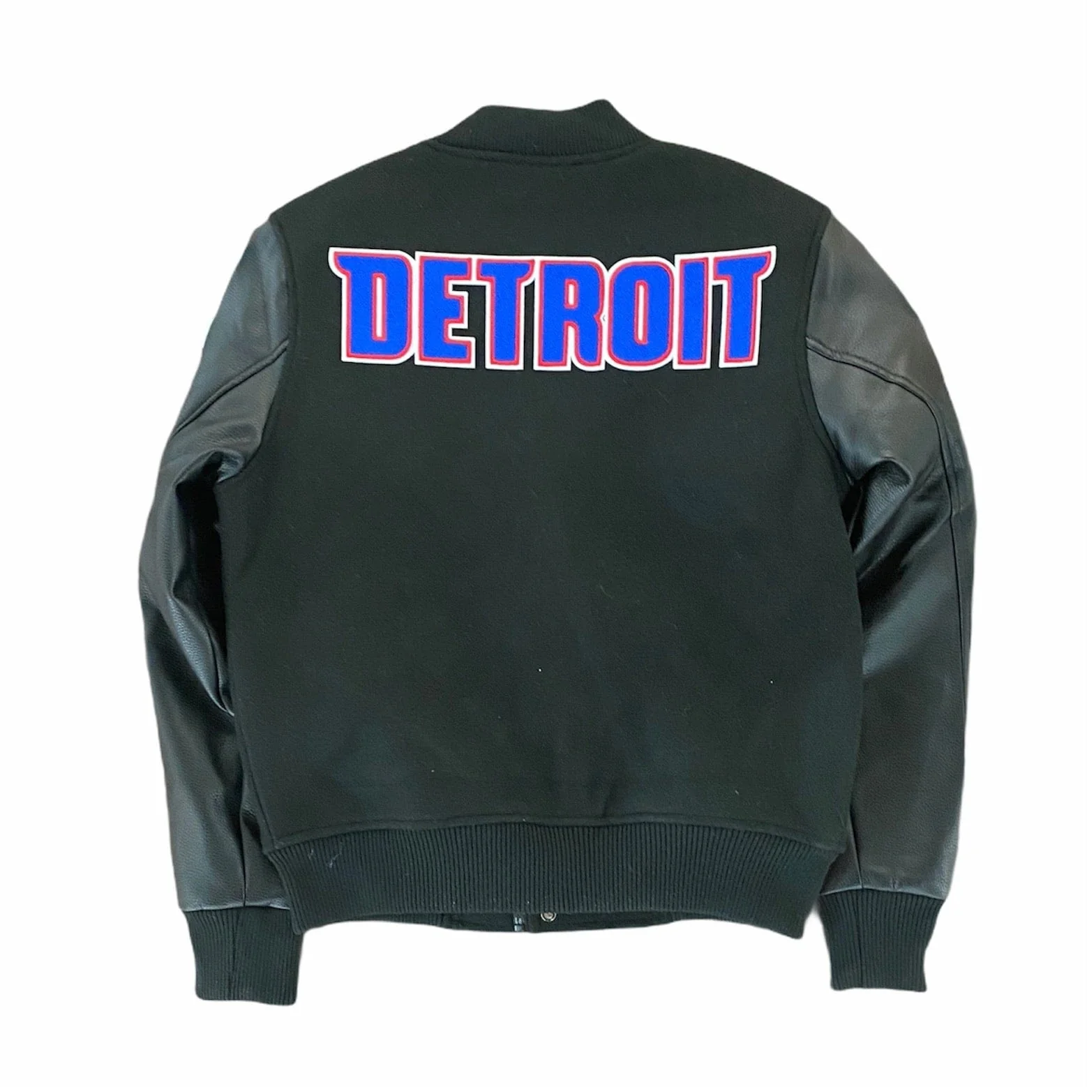 Pro Standard Detroit Pistons Intervarsity Jacket (Black) BDP651680-BLK - Image 2