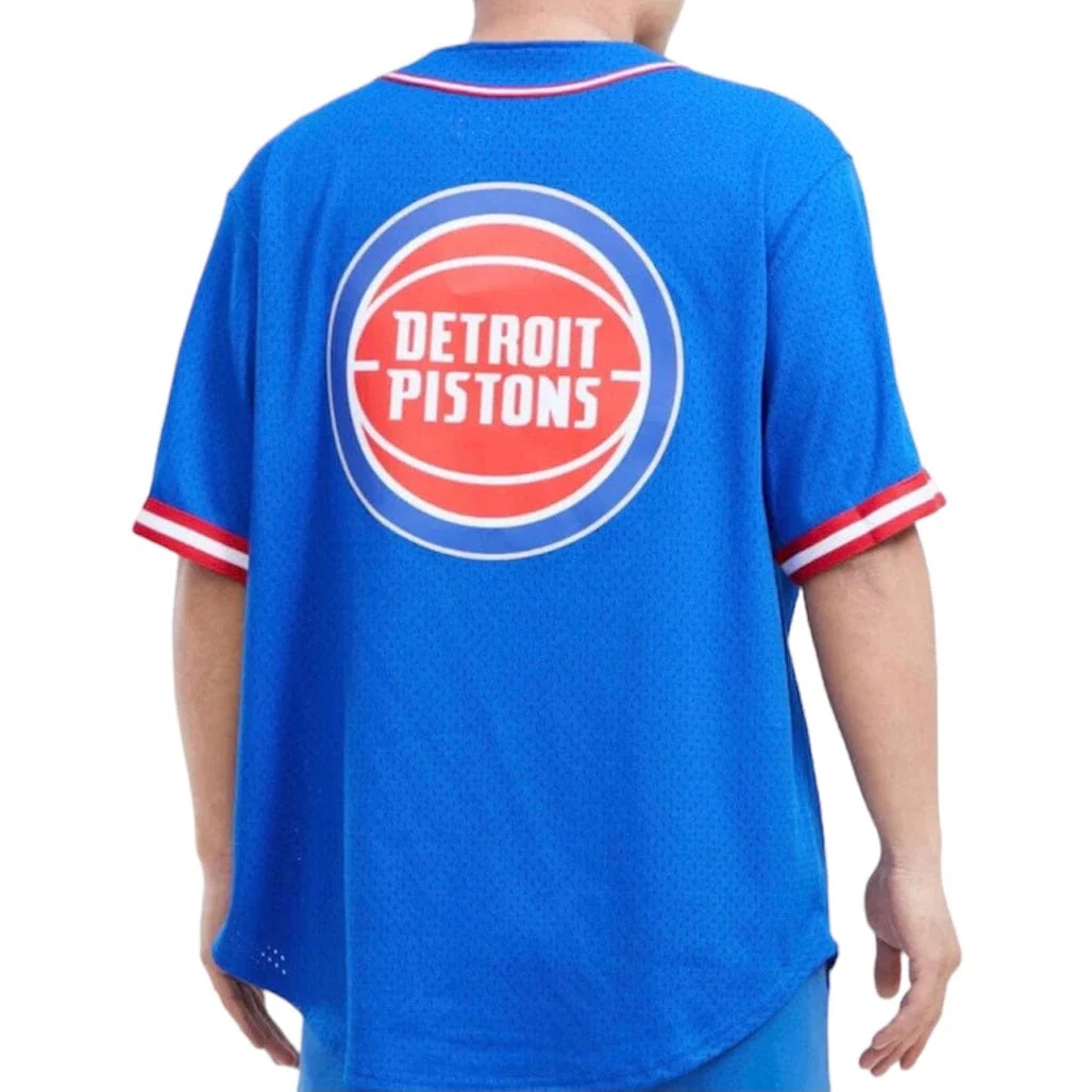 Pro Standard Detroit Pistons Jersey Shirt (Royal Blue) BDP153947-RYB - Image 5