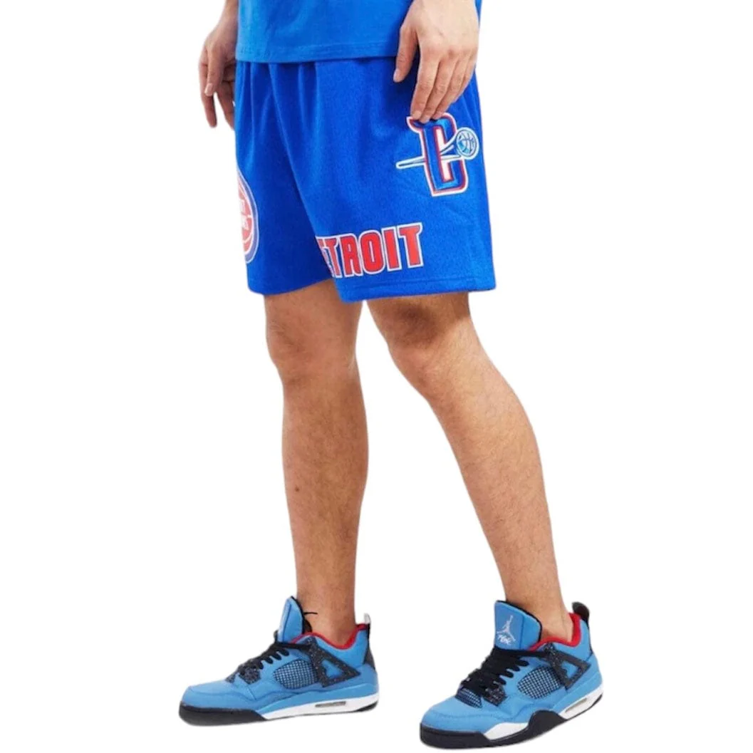 Pro Standard Detroit Pistons Jersey Shorts (Royal Blue) BDP353948-RYB - Image 3
