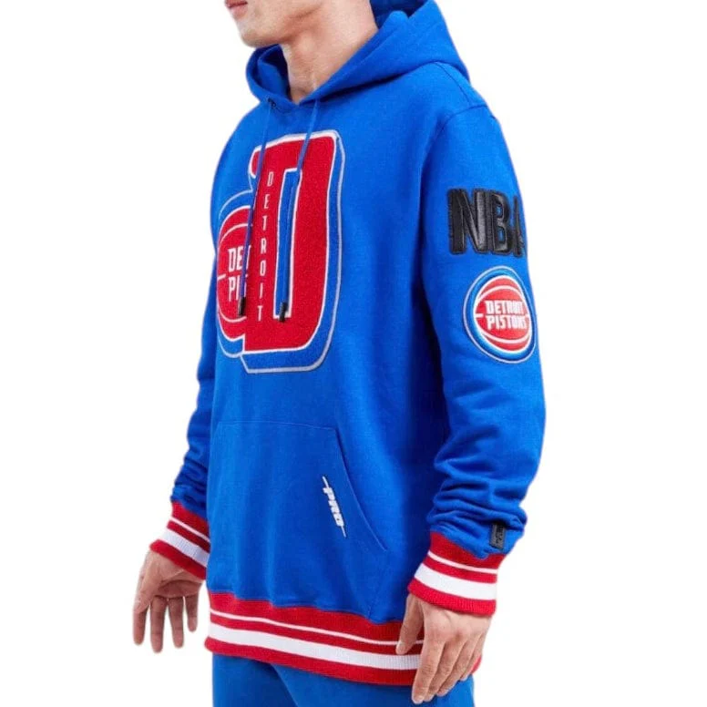 Pro Standard Detroit Pistons Mash Up Hoodie (Royal Blue) BDP554178-RYB - Image 3
