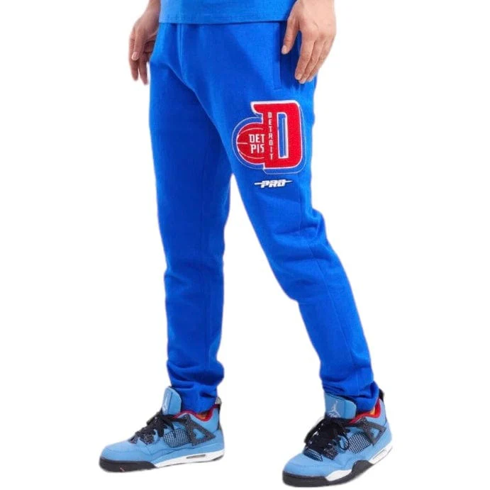 Pro Standard Detroit Pistons Mash Up Sweatpants (Royal Blue) BDP454264-RYB - Image 3
