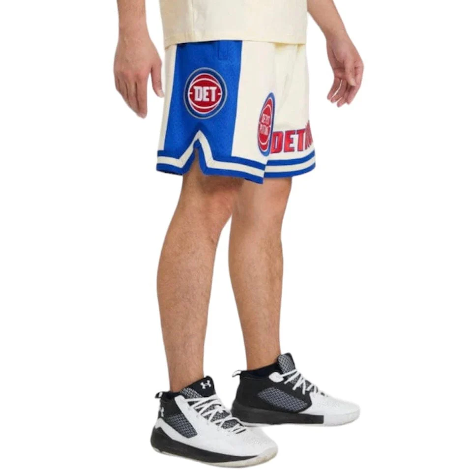 Pro Standard Detroit Pistons Retro Classic Dk 2.0 Short (Eggshell/Royal Blue) - Image 2