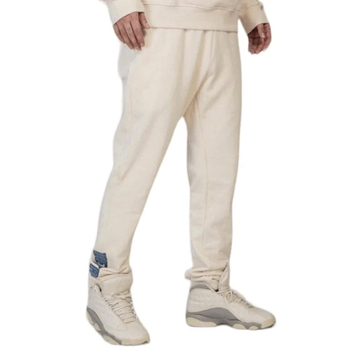 Pro Standard Detroit Pistons Varsity Blues Fleece Sweatpants (Linen) - Image 2