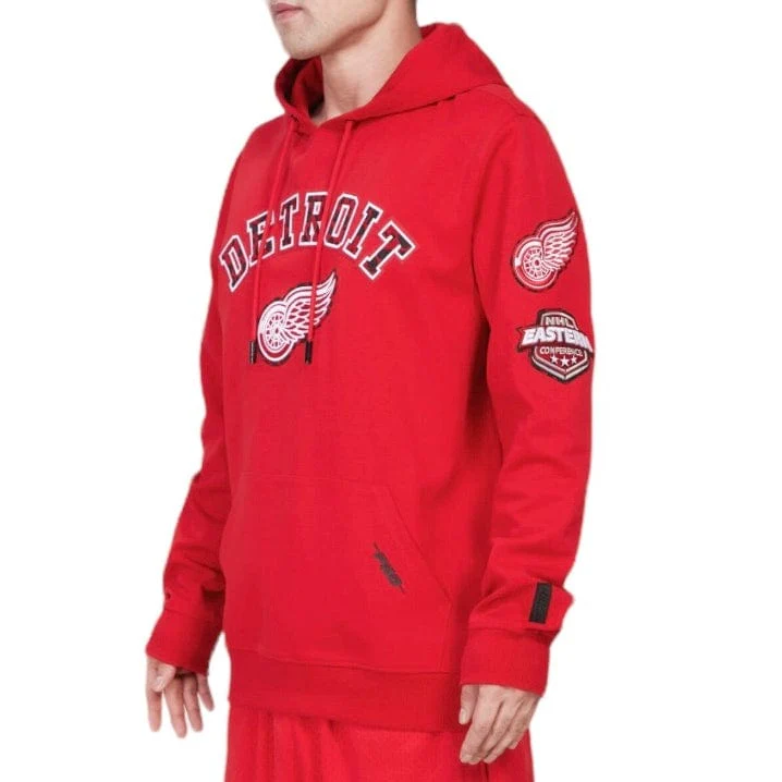 Pro Standard Detroit Red Wings Animal Print DK Po Hoodie (Red) HDR566008 - Image 3