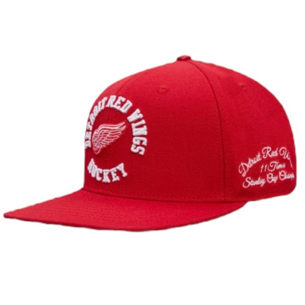 Pro Standard Detroit Red Wings Hybrid Wool Snapback (Red) - Image 3