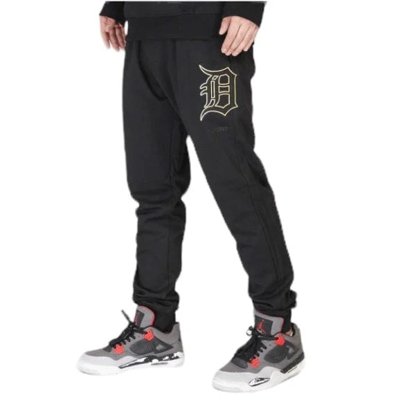 Pro Standard Detroit Tigers Black & Gold Dk Joggers (Black) - Image 3