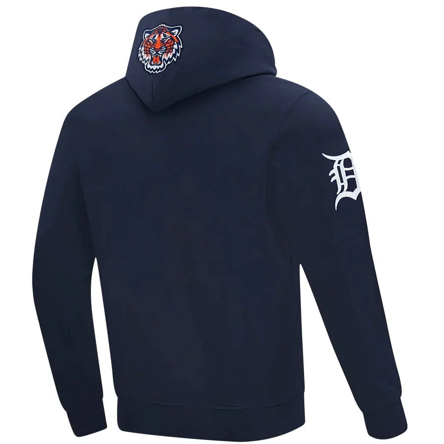 Pro Standard Detroit Tigers City Arch Flc Pullover Hoodie (Midnight Navy) - Image 4