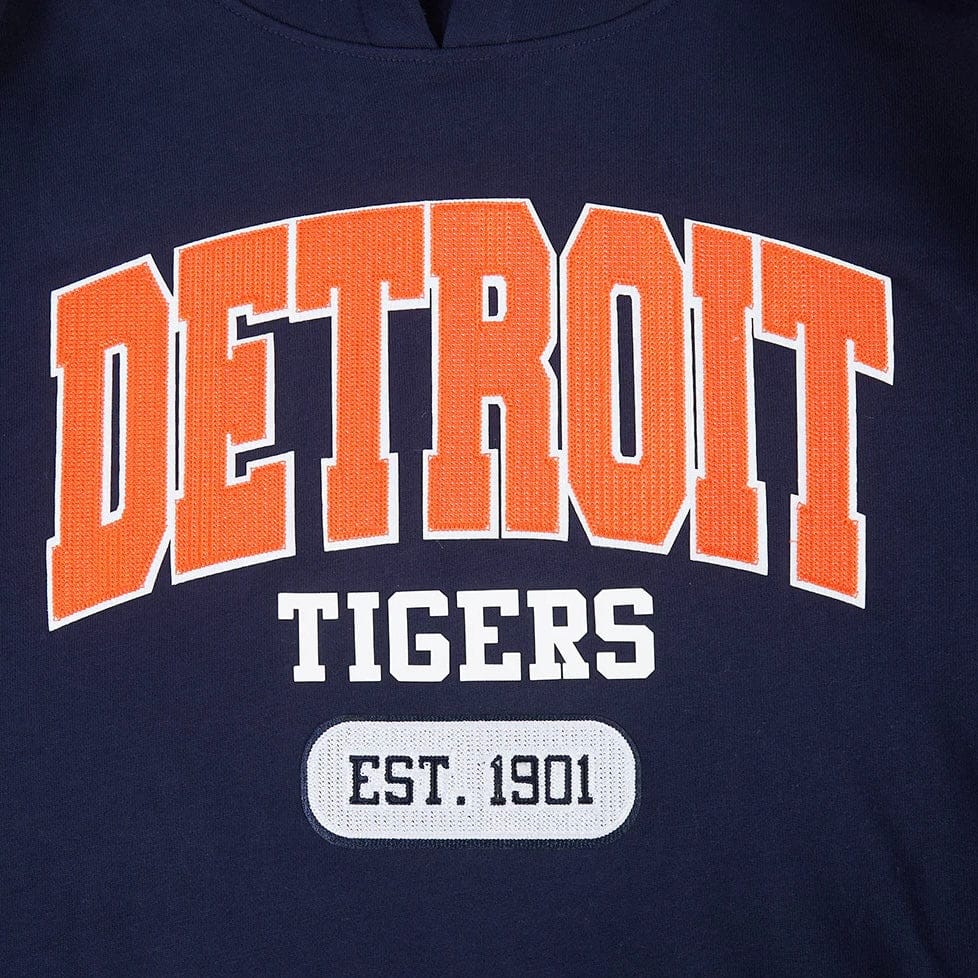 Pro Standard Detroit Tigers City Arch Flc Pullover Hoodie (Midnight Navy) - Image 5